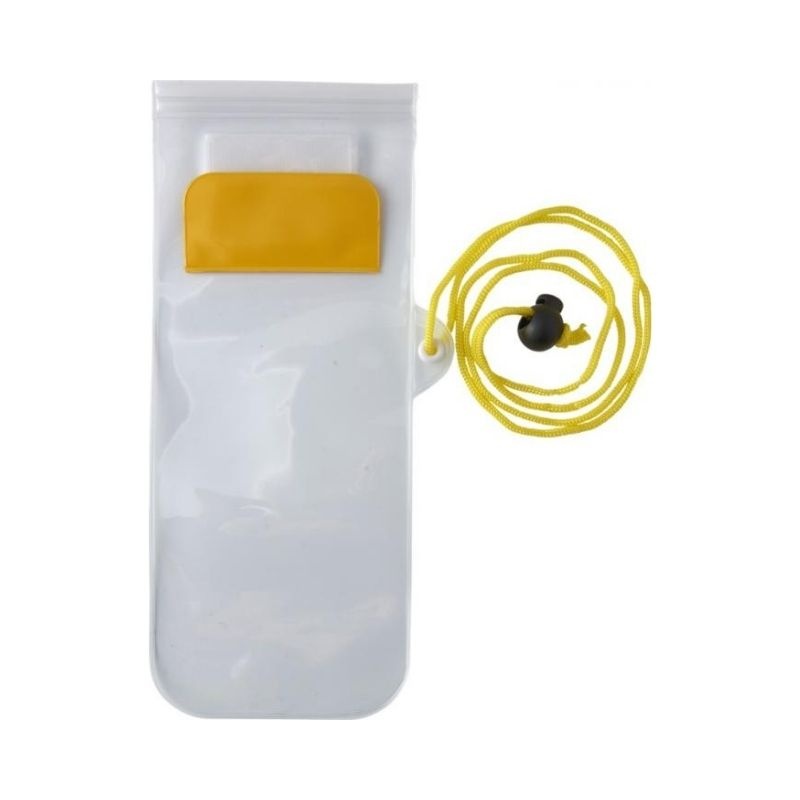 Логотрейд бизнес-подарки картинка: Mambo водонепроницаемый чехол, жёлтый