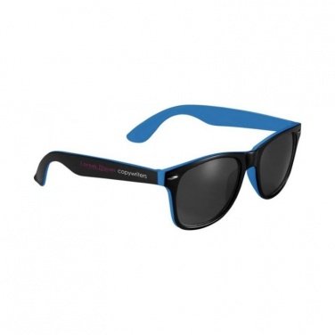 Лого трейд бизнес-подарки фото: Sun Ray темные очки, синий