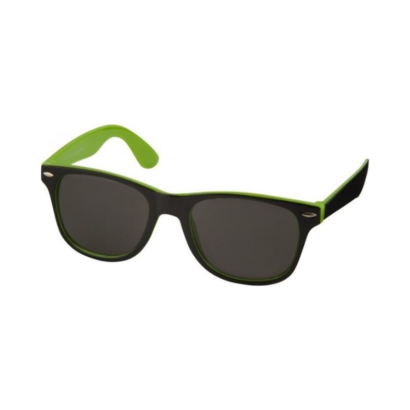 Лого трейд pекламные cувениры фото: Sun Ray темные очки, лайм