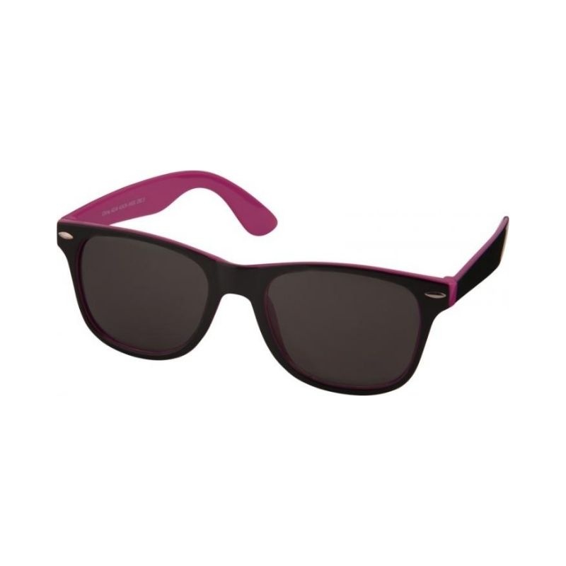 Логотрейд pекламные подарки картинка: Sun Ray темные очки, розовый