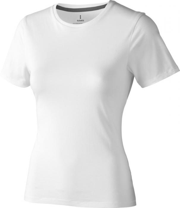 Логотрейд pекламные продукты картинка: Женская футболка с короткими рукавами Nanaimo, белый