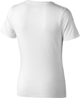 Лого трейд бизнес-подарки фото: Женская футболка с короткими рукавами Nanaimo, белый