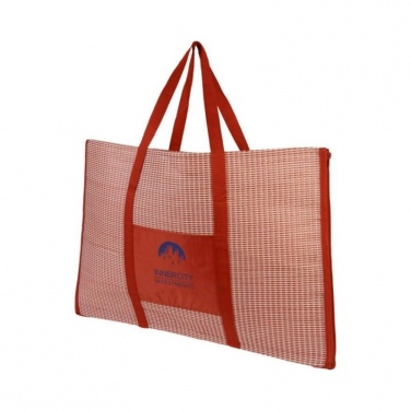Логотрейд бизнес-подарки картинка: Пляжная складная сумка-тоут и коврик Bonbini, красный