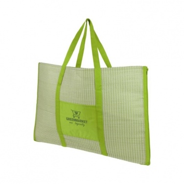 Лого трейд pекламные продукты фото: Пляжная складная сумка-тоут и коврик Bonbini, лайм