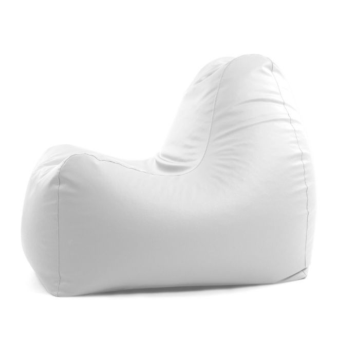 Лого трейд бизнес-подарки фото: Кресло-мешок Lucas Original, 350 л, белый