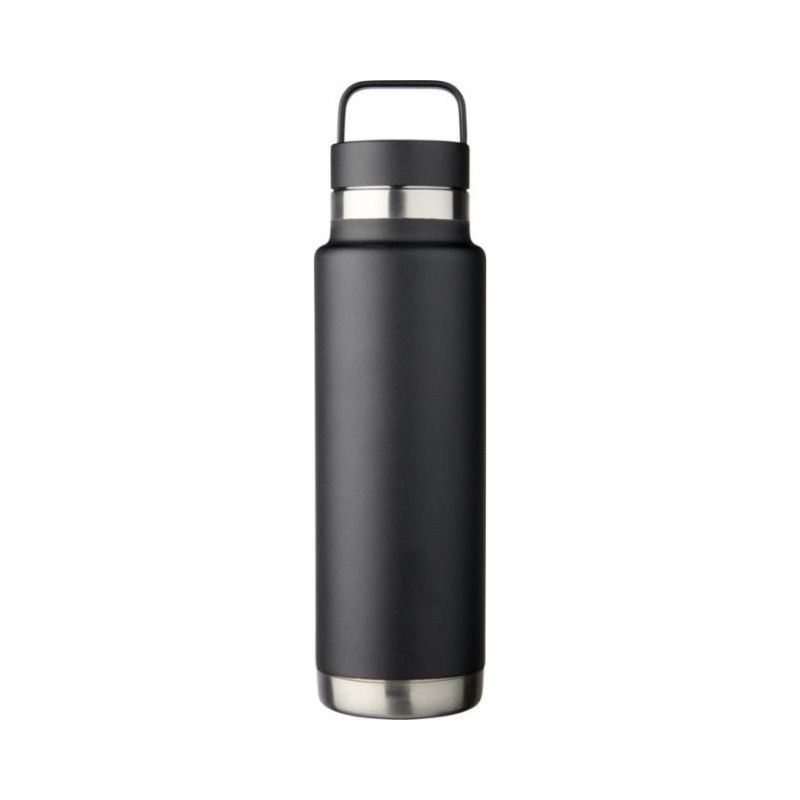 Лого трейд pекламные подарки фото: Медная спортивная бутылка с вакуумной изоляцией Colton, черный
