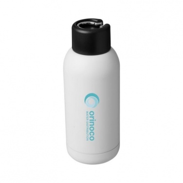 Лого трейд pекламные подарки фото: Спортивная бутылка с вакуумной изоляцией Brea объемом 375 мл, белый