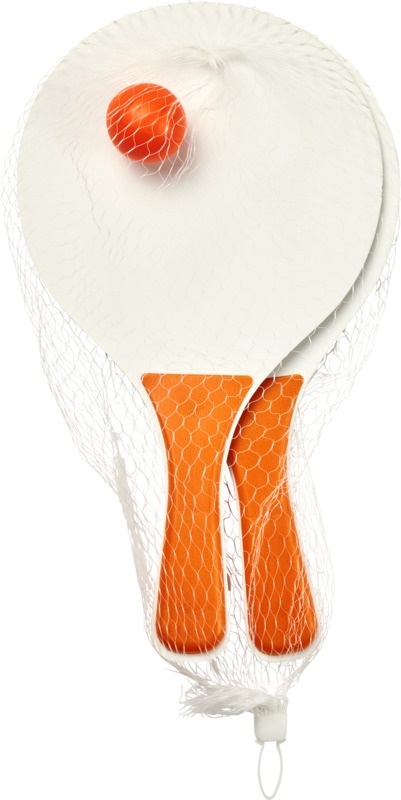 Лого трейд бизнес-подарки фото: Набор для пляжных игр Bounce, oранжевый