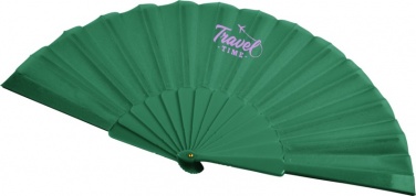 Лого трейд бизнес-подарки фото: Складной ручной веер Maestral в бумажной коробке, зеленый
