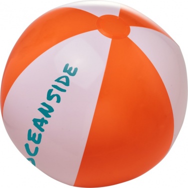Лого трейд pекламные продукты фото: Непрозрачный пляжный мяч Bora, oранжевый