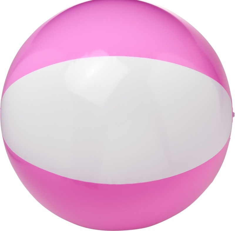Лого трейд pекламные подарки фото: Непрозрачный пляжный мяч Bora, pозовый