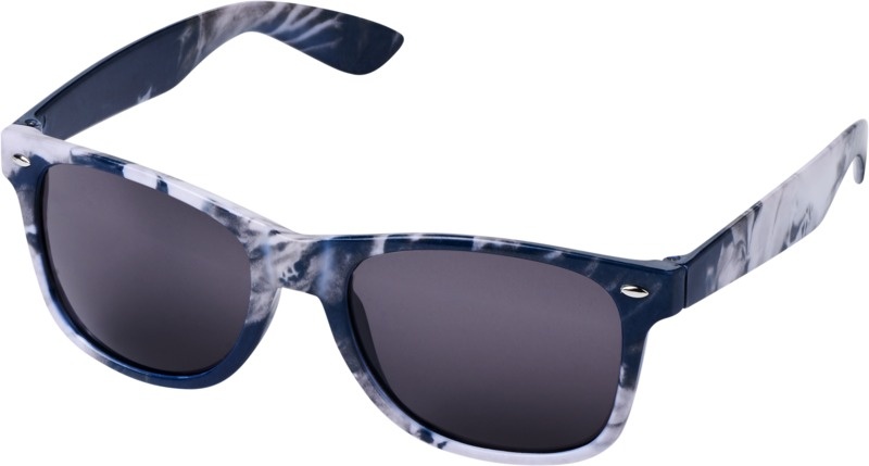 Лого трейд бизнес-подарки фото: Солнцезащитные очки Sun Ray в пестрой оправе, cиний