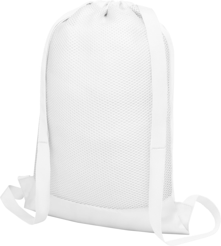 Логотрейд pекламные продукты картинка: Nadi cетчастый рюкзак со шнурком, белый