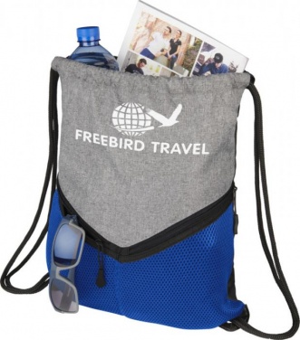 Лого трейд pекламные продукты фото: Voyager drawstring backpack, ярко-синий