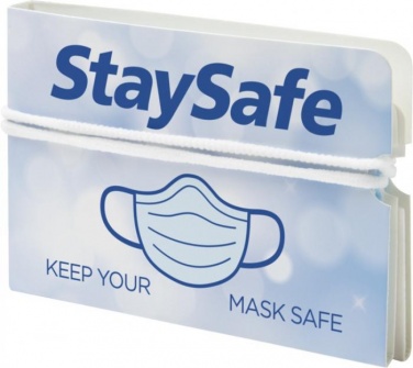 Лого трейд pекламные продукты фото: Складной футляр для защитной маски Nest, белый