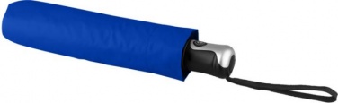 Логотрейд pекламные подарки картинка: Зонт Alex трехсекционный автоматический 21,5", синий