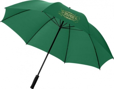 Логотрейд pекламные продукты картинка: Зонтик-трость Yfke 30" с ручкой из ЭВА, темно-зеленый