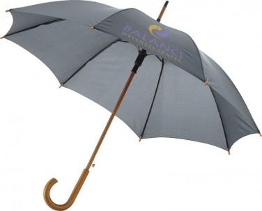Логотрейд pекламные cувениры картинка: Автоматический зонт Kyle 23", серый