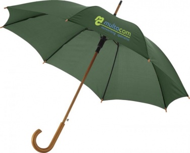 Логотрейд pекламные cувениры картинка: Автоматический зонт Kyle 23", зеленый лесной