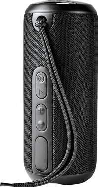 Лого трейд бизнес-подарки фото: Водонепроницаемая колонка Rugged Fabric с функцией Bluetooth®, черный