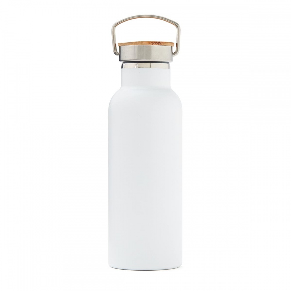 Логотрейд pекламные cувениры картинка: Cпортивная бутылка Miles, белая