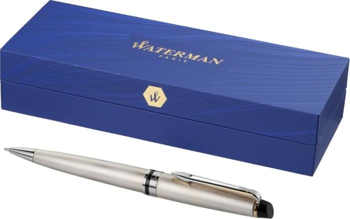 Логотрейд бизнес-подарки картинка: Шариковая ручка Expert, серебро