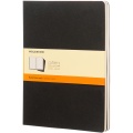 Moleskine Cahier Journal XL - в линейку, Сплошной черный