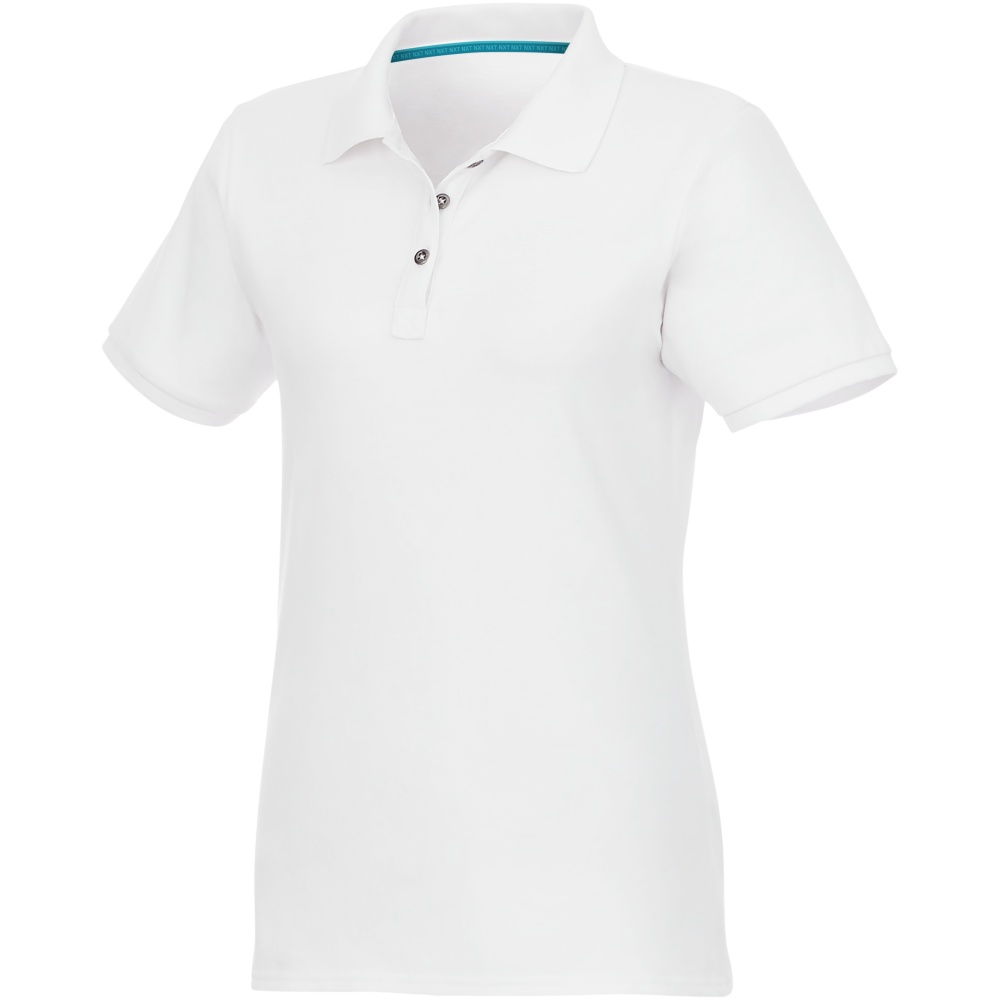 Лого трейд pекламные подарки фото: Beryl short sleeve women's organic recycled polo