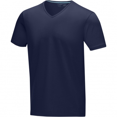 Лого трейд pекламные подарки фото: Kawartha short sleeve men's organic V-neck t-shirt