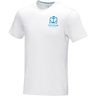 Логотрейд pекламные продукты картинка: Azurite short sleeve men’s organic t-shirt