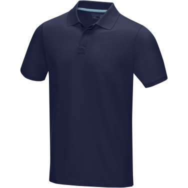 Лого трейд pекламные подарки фото: Graphite short sleeve men’s organic polo