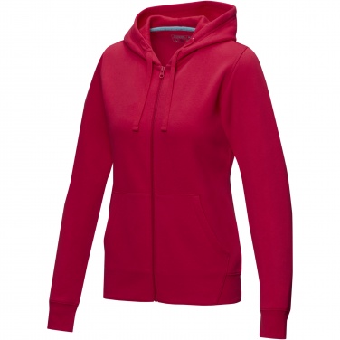 Лого трейд pекламные cувениры фото: Ruby women’s organic recycled full zip hoodie