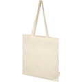 Orissa 140 g/m² organic cotton tote bag 7L, Естественный