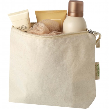 Логотрейд pекламные cувениры картинка: Orissa 180 g/m² organic toiletry bag 1L