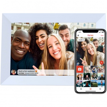 Логотрейд pекламные cувениры картинка: Prixton Prado Frameo 10-дюймовая цифровая фоторамка с Wi-Fi