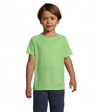 Логотрейд pекламные подарки картинка: SPORTY KIDS T-SHIRT 140g