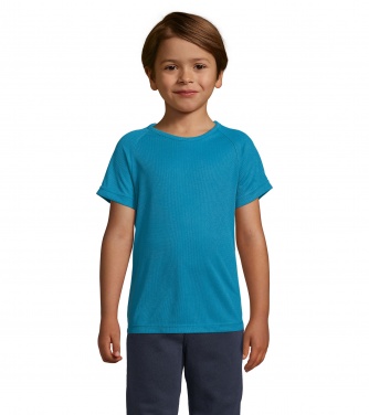 Лого трейд pекламные cувениры фото: SPORTY KIDS T-SHIRT 140g