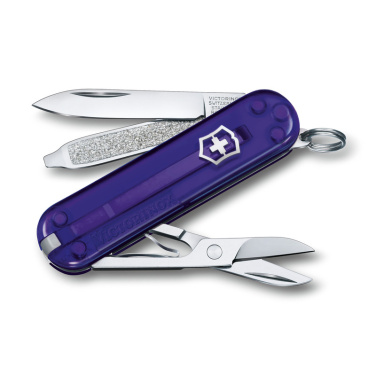 Логотрейд pекламные cувениры картинка: Карманный нож Classic SD прозрачный Victorinox