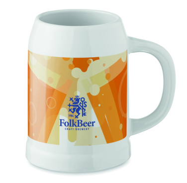 Лого трейд pекламные cувениры фото: Sublimation beer mug 500 ml