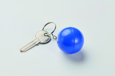 Лого трейд pекламные подарки фото: PU ball shape key ring