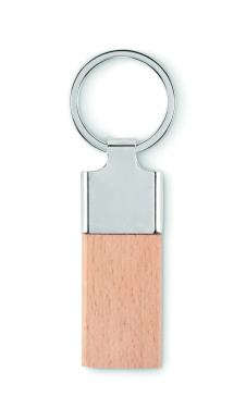 Логотрейд pекламные продукты картинка: Key ring with rubber wood