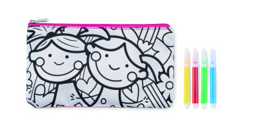 Лого трейд pекламные подарки фото: Pencil case with markers