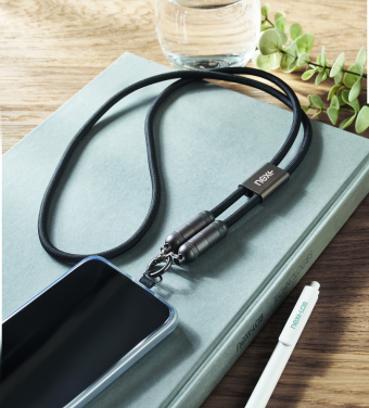 Логотрейд pекламные cувениры картинка: 60W phone holder lanyard cable