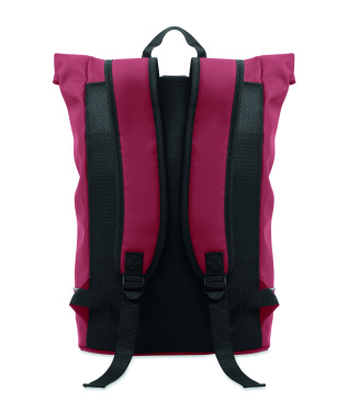 Логотрейд pекламные cувениры картинка: Laptop 15" roll top PU backpack