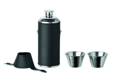 Логотрейд бизнес-подарки картинка: Hip flask with shot cups