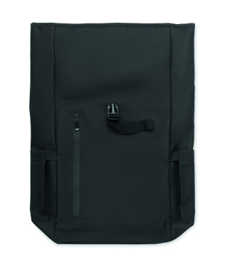 Логотрейд pекламные cувениры картинка: Rolltop laptop rucksack 600D