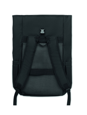 Лого трейд бизнес-подарки фото: Rolltop laptop rucksack 600D