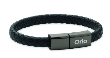 Логотрейд бизнес-подарки картинка: Braided bracelet cable type-C