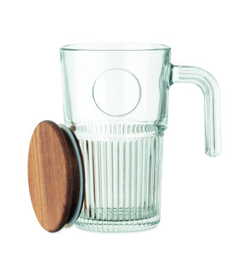 Логотрейд pекламные продукты картинка: Glass mug 450ml