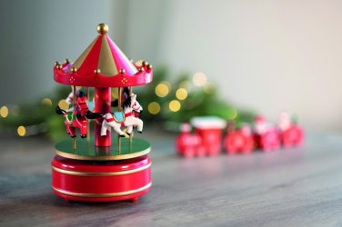 Логотрейд pекламные подарки картинка: Mini carousel music box